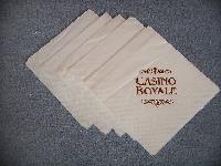 *NEW ADDITION* Original Casino Royale Serviettes- from Set - Gold Impregnated