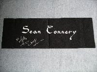 Signed Sean Connery Embroidered Directors chair back