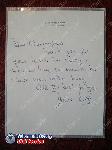 Diana Rigg - Tracy Bond personal letter